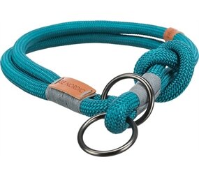 Trixie Trixie halsband hond be nordic halfslip petrol / lichtgrijs Trixie Trixie halsband hond be nordic halfslip petrol / lichtgrijs