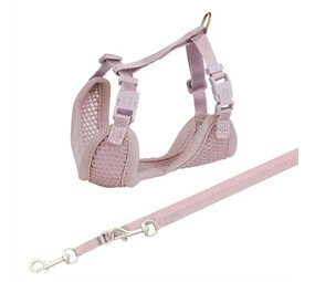 Trixie Trixie junior puppytuig soft met riem lila Trixie Trixie junior puppytuig soft met riem lila