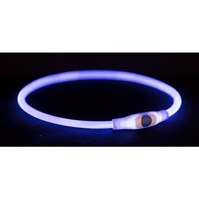 Trixie Trixie lichtgevende halsband usb flash light oplaadbaar tpu multi