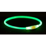 Trixie Trixie lichtgevende halsband usb flash light oplaadbaar tpu groen Trixie Trixie lichtgevende halsband usb flash light oplaadbaar tpu groen