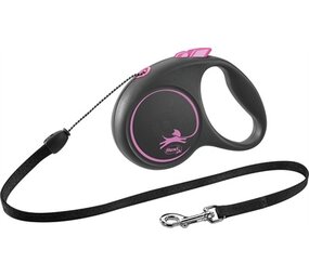 Flexi Flexi hondenriem | Rollijn 5 meter | Roze | Voor honden tot 12 kg Flexi Flexi hondenriem | Rollijn 5 meter | Roze | Voor honden tot 12 kg