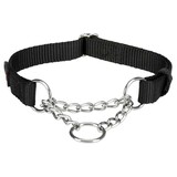 Trixie Trixie halsband hond premium halfslip halsband zwart Trixie Trixie halsband hond premium halfslip halsband zwart