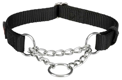 Trixie Trixie halsband hond premium halfslip halsband zwart Trixie Trixie halsband hond premium halfslip halsband zwart