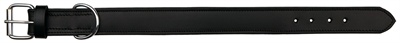 Trixie Trixie halsband hond active leer breed zwart Trixie Trixie halsband hond active leer breed zwart