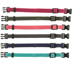 Trixie Trixie puppy halsbandset fuchsia/grafiet/indigo/bosgroen/koraal Trixie Trixie puppy halsbandset fuchsia/grafiet/indigo/bosgroen/koraal