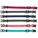 Trixie Trixie puppy halsbandset fuchsia/grafiet/indigo/groen/koraal/blauw
