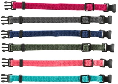 Trixie Trixie puppy halsbandset fuchsia/grafiet/indigo/groen/koraal/blauw