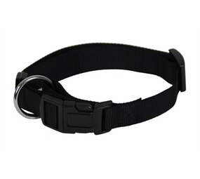 Martin Martin halsband basic nylon zwart Martin Martin halsband basic nylon zwart