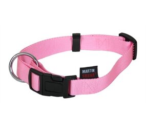 Martin Martin halsband basic nylon roze