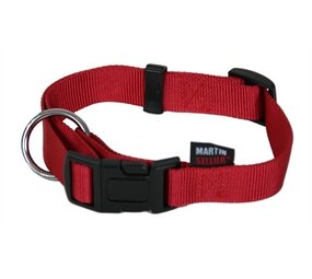 Martin Martin halsband basic nylon rood