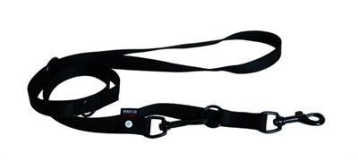Martin Martin hondenriem multipurpose nylon zwart Martin Martin hondenriem multipurpose nylon zwart