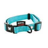 Martin Martin halsband verstelbaar nylon turquoise