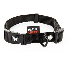 Martin Martin halsband verstelbaar nylon zwart Martin Martin halsband verstelbaar nylon zwart