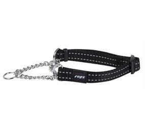 Rogz for dogs Rogz for dogs snake halfslip halsband zwart Rogz for dogs Rogz for dogs snake halfslip halsband zwart
