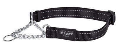 Rogz for dogs Rogz for dogs fanbelt halfslip halsband zwart