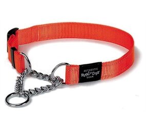 Rogz for dogs Rogz for dogs lumberjack halfslip halsband oranje Rogz for dogs Rogz for dogs lumberjack halfslip halsband oranje