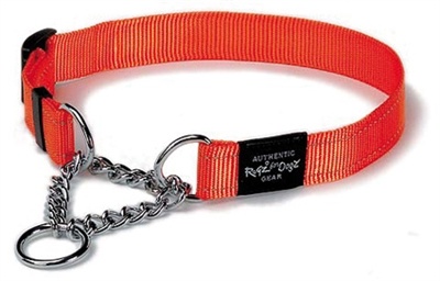 Rogz for dogs Rogz for dogs lumberjack halfslip halsband oranje
