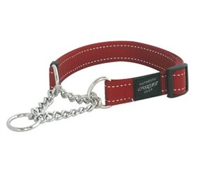 Rogz for dogs Rogz for dogs lumberjack halfslip halsband rood Rogz for dogs Rogz for dogs lumberjack halfslip halsband rood