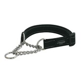 Rogz for dogs Rogz for dogs lumberjack halfslip halsband zwart Rogz for dogs Rogz for dogs lumberjack halfslip halsband zwart