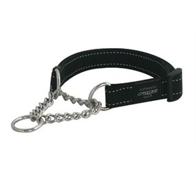 Rogz for dogs Rogz for dogs lumberjack halfslip halsband zwart Rogz for dogs Rogz for dogs lumberjack halfslip halsband zwart