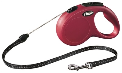 Flexi Flexi hondenriem | Rollijn 5 en 8 meter | Rood | Voor honden tot 20 kg