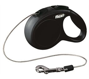 Flexi Flexi hondenriem | Rollijn 3, 5 en 8 meter | Zwart | Voor honden tot 20 kg Flexi Flexi hondenriem | Rollijn 3, 5 en 8 meter | Zwart | Voor honden tot 20 kg
