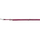 Trixie Trixie hondenriem cavo verstelbaar fuchsia / grijs Trixie Trixie hondenriem cavo verstelbaar fuchsia / grijs