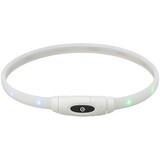 Trixie Trixie lichtgevende halsband hond usb siliconen oplaadbaar meerkleurig