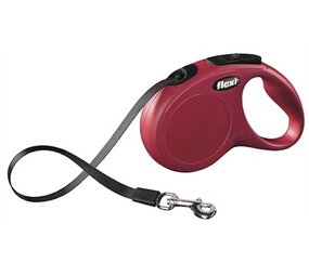 Flexi Flexi rollijn classic tape rood Flexi Flexi rollijn classic tape rood