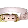 Sazzz halsband hond sweetie classic leer creme Sazzz halsband hond sweetie classic leer creme