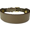 Sazzz halsband hond adventure stone classic leer zwart Sazzz halsband hond adventure stone classic leer zwart
