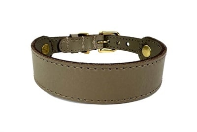 Sazzz halsband hond adventure stone classic leer zwart Sazzz halsband hond adventure stone classic leer zwart
