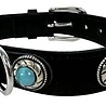 Sazzz halsband hond adventure stone classic leer creme Sazzz halsband hond adventure stone classic leer creme