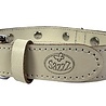 Sazzz halsband hond adventure stone classic leer taupe Sazzz halsband hond adventure stone classic leer taupe