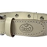 Sazzz halsband hond adventure stone classic leer taupe Sazzz halsband hond adventure stone classic leer taupe