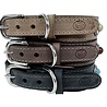 Sazzz halsband hond boho treasure stone vintage leer bruin Sazzz halsband hond boho treasure stone vintage leer bruin