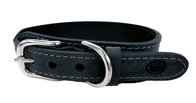 Sazzz halsband hond boho vintage leer bruin