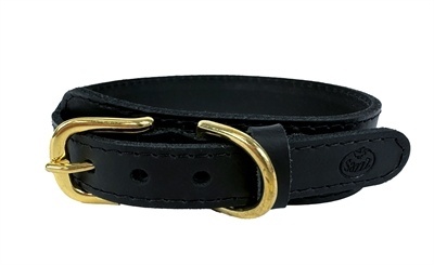 Sazzz halsband hond pioneer classic leer zadel bruin