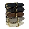 Sazzz halsband hond pioneer classic leer donkerbruin Sazzz halsband hond pioneer classic leer donkerbruin