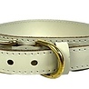 Sazzz halsband hond pioneer classic leer taupe Sazzz halsband hond pioneer classic leer taupe