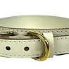 Sazzz halsband hond pioneer classic leer taupe Sazzz halsband hond pioneer classic leer taupe