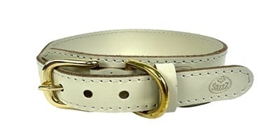Sazzz halsband hond pioneer classic leer taupe