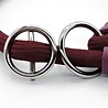Morso Morso half slip halsband hond regular rope gerecycled red velvet rood Morso Morso half slip halsband hond regular rope gerecycled red velvet rood