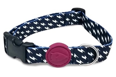 Morso Morso halsband hond gerecycled color invaders paars Morso Morso halsband hond gerecycled color invaders paars