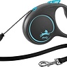 Flexi Flexi rollijn black design cord blauw Flexi Flexi rollijn black design cord blauw