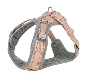 Trixie Trixie hondentuig premium flexmesh brede borst blush roze Trixie Trixie hondentuig premium flexmesh brede borst blush roze