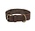 Trixie halsband hond rivet rustic vetleer donkerbruin