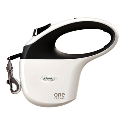 Flexi Flexi rollijn one wit / zwart