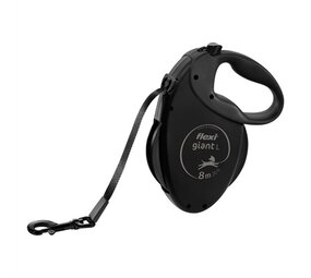 Flexi Flexi rollijn giant tape black edition zwart Flexi Flexi rollijn giant tape black edition zwart