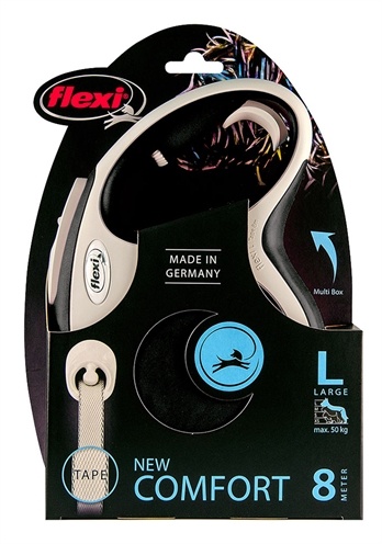 Flexi Flexi rollijn new comfort tape zwart